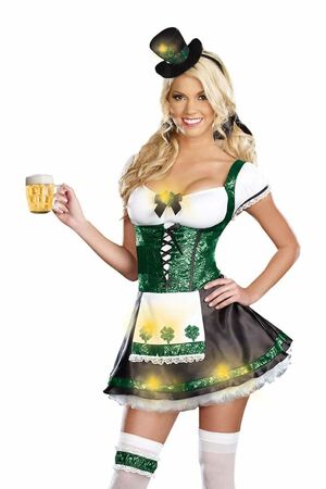 Sexy St Patricks Day Costume for Women -
