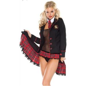 Sexy costumes Seductive Girl Red school