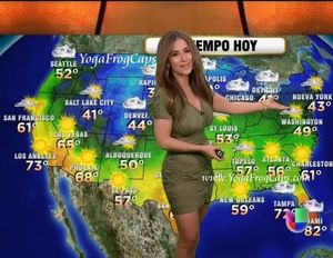 Real Cool Pics: Busty Weather Girl