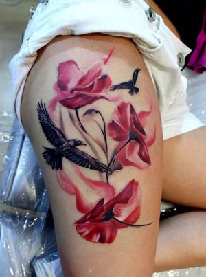 50+ Awesome Thigh Tattoos for Women