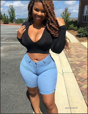 Very curvy ebony hoes with great tits