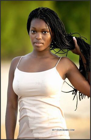 Beautiful black teenager and rusty..
