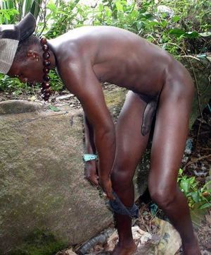 FREE Nude African Tribal Man Big Penis..