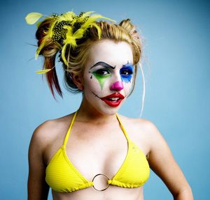 sexy girl clown free porn photo at SexNaked.