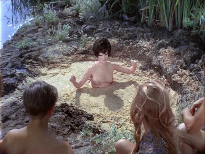 Nude Muddy Lesbians - Naked woman im deep mud -..